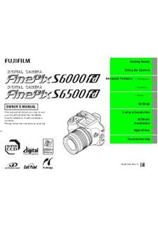 Fujifilm FinePix S6500 fd manual. Camera Instructions.